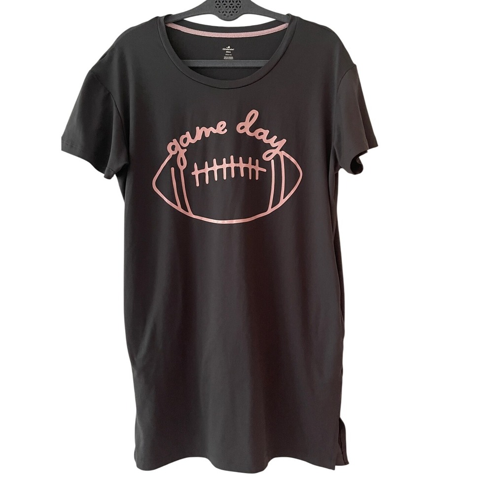 Way to Celebrate Game Day Football Nightshirt PJ's XS